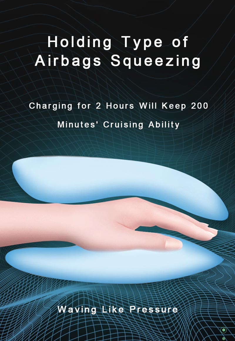 Charger Tpye Airbags Waving Hand Massager