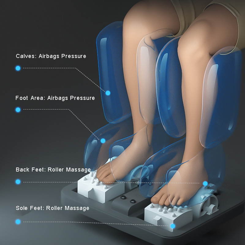 Legs Airbags Squeezing Massage Chair